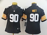 Women Nike Steelers 90 T.J. Watt Black Alternate Vapor Untouchable Limited Jersey,baseball caps,new era cap wholesale,wholesale hats